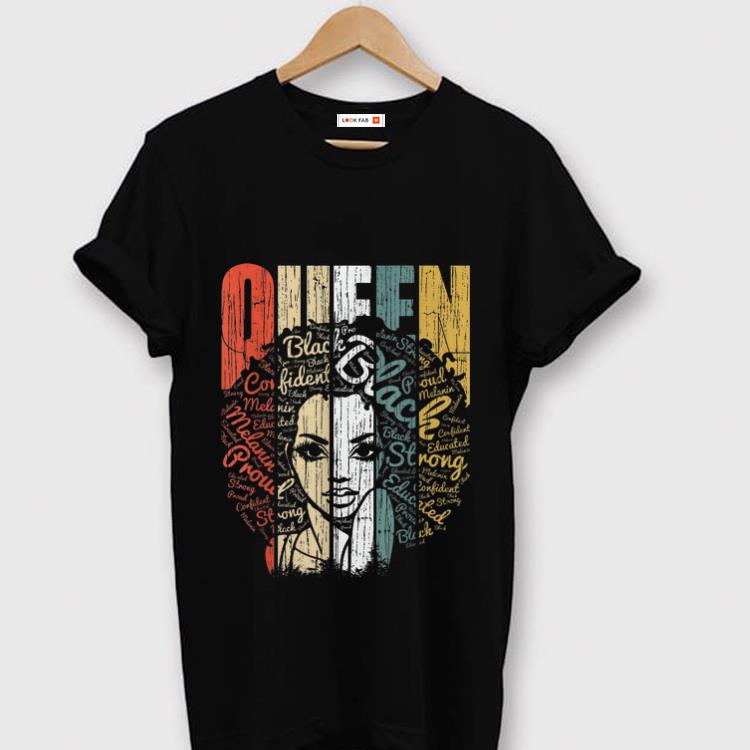 Official Vintage African American Queen Educated Strong shirt 1 - Official Vintage African American Queen Educated Strong shirt