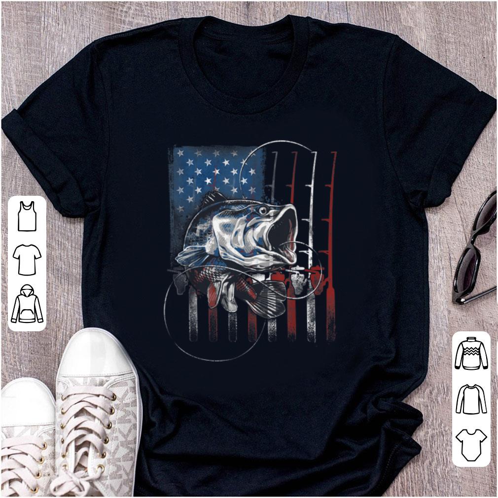 Original Fishing American Flag shirt 1 - Original Fishing American Flag shirt
