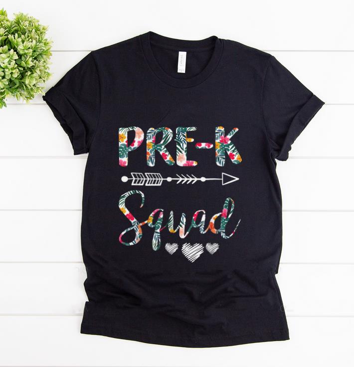 Original Pre K Squad Back To School Floral shirt 1 - Original Pre-K Squad Back To School Floral shirt