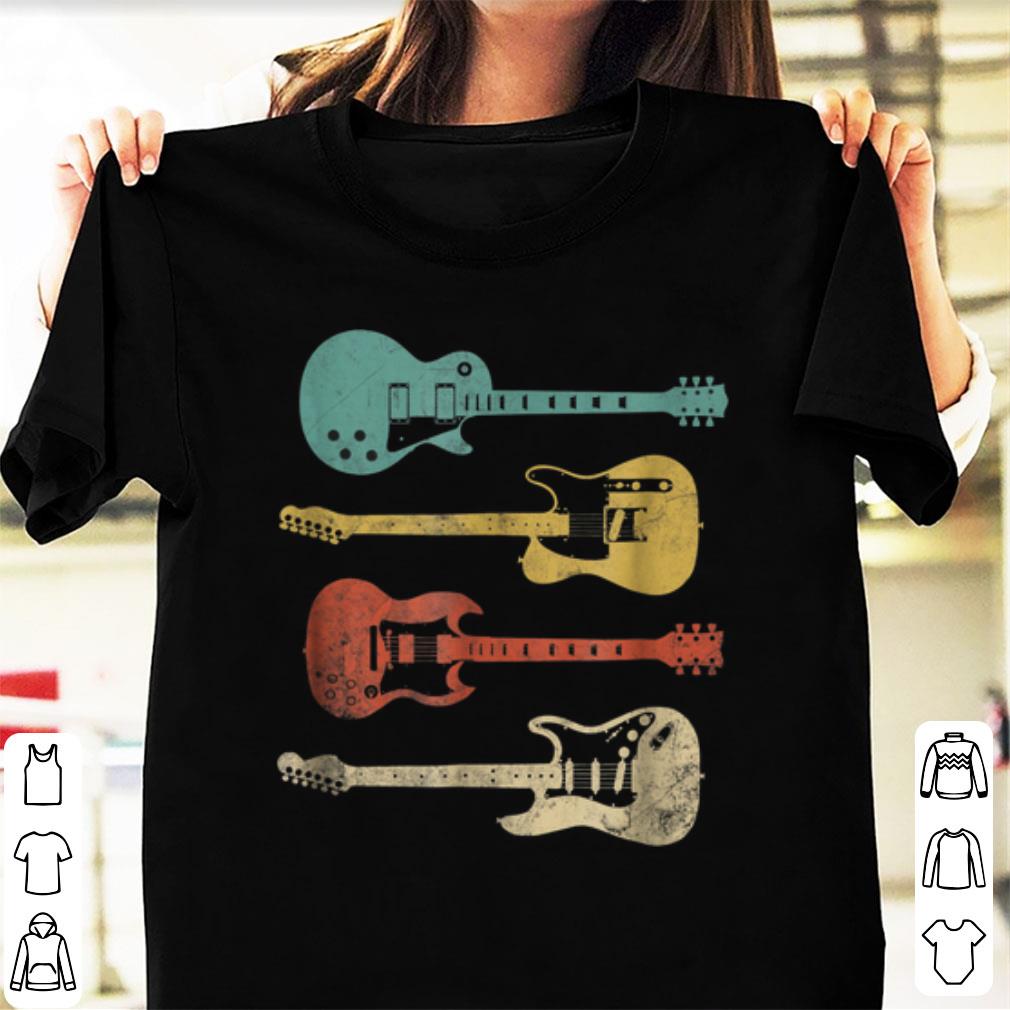 Original Vintage Electric Guitar Distressed shirt 1 - Original Vintage Electric Guitar Distressed shirt