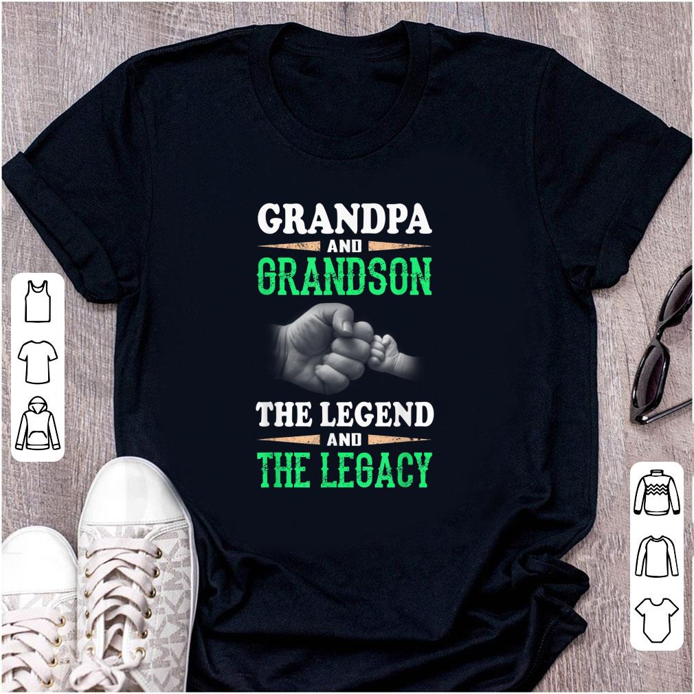 Premium Grandpa And Grandson the Legend And The Legacy shirt 1 - Premium Grandpa And Grandson the Legend And The Legacy shirt