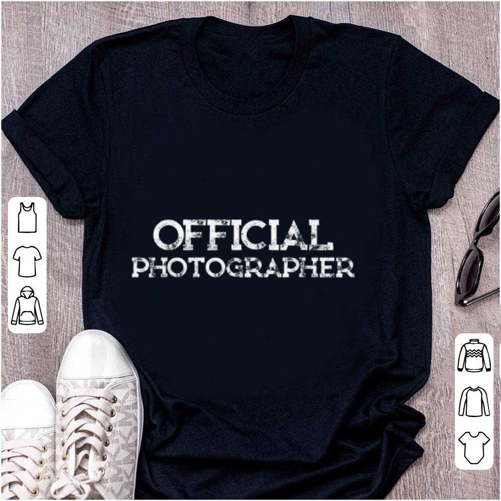 Premium Official Photographer shirt 1 - Premium Official Photographer shirt