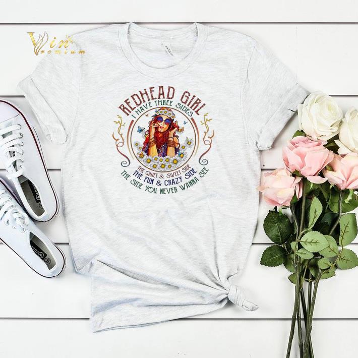 Redhead girl i have three sides the quiet sweet side the fun shirt sweater 4 - Redhead girl i have three sides the quiet & sweet side the fun shirt sweater
