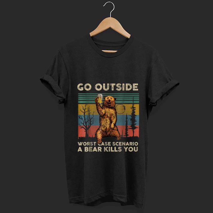 Top Go Outside Worst Case Scenario A Bear Kills You Vintage Beer shirt 1 - Top Go Outside Worst Case Scenario A Bear Kills You Vintage Beer shirt