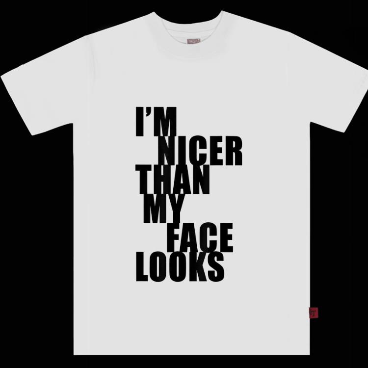 Top I m Nicer Than My Face Looks shirt 1 - Top I'm Nicer Than My Face Looks shirt