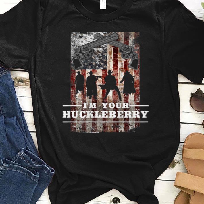 Top I m your Huckleberry American Flag Revolver shirt 1 - Top I'm your Huckleberry American Flag Revolver shirt