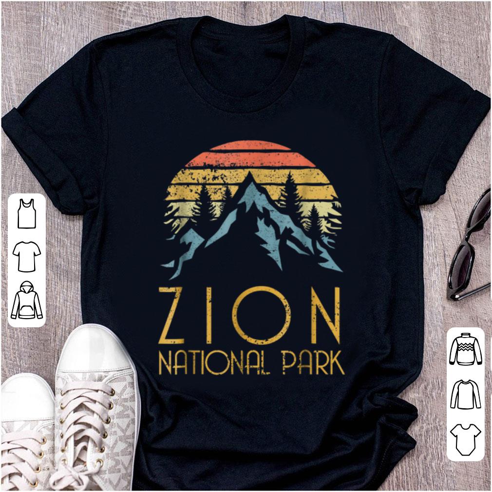 Top Vintage Retro Zion National Park Utah shirt 1 - Top Vintage Retro Zion National Park Utah shirt