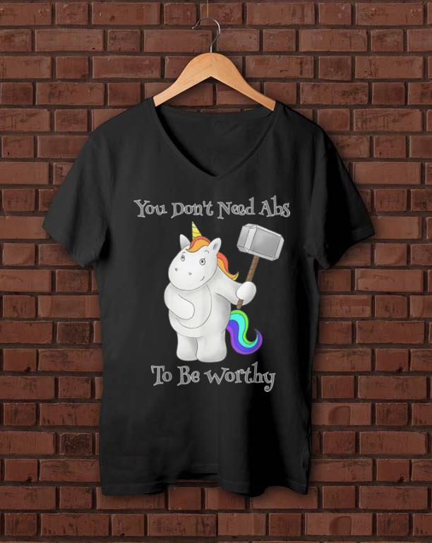 Top You Don t Need Abs To Be Worthy Unicorn Mjolnir shirt 1 - Top You Don't Need Abs To Be Worthy Unicorn Mjolnir shirt
