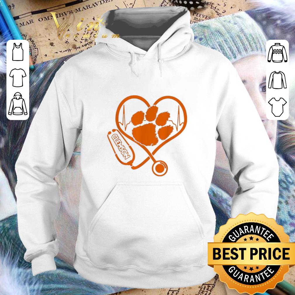 Cheap Stethoscope love Clemson Tigers shirt 4 - Cheap Stethoscope love Clemson Tigers shirt