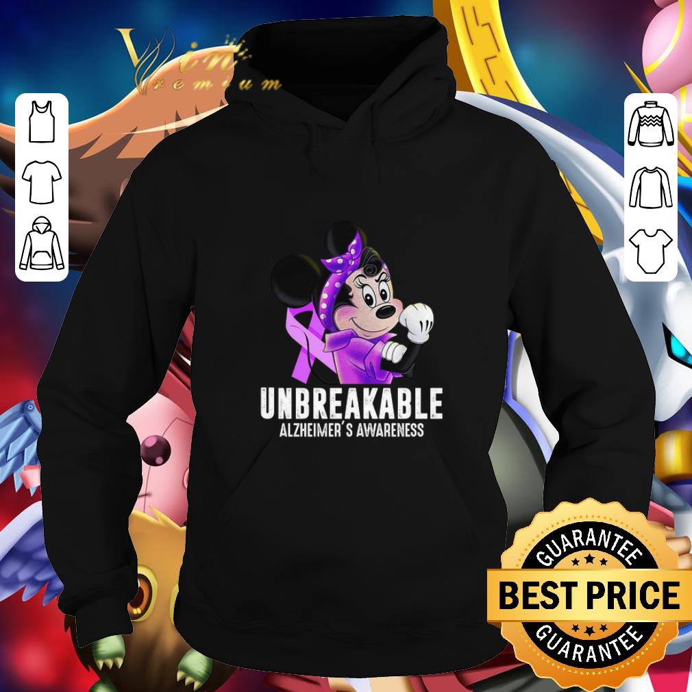 Cool Minnie mouse unbreakable Alzhemer's Awareness shirt Cool Minnie mouse unbreakable Alzhemer s Awareness shirt 4 - Cool Minnie mouse unbreakable Alzhemer's Awareness shirt