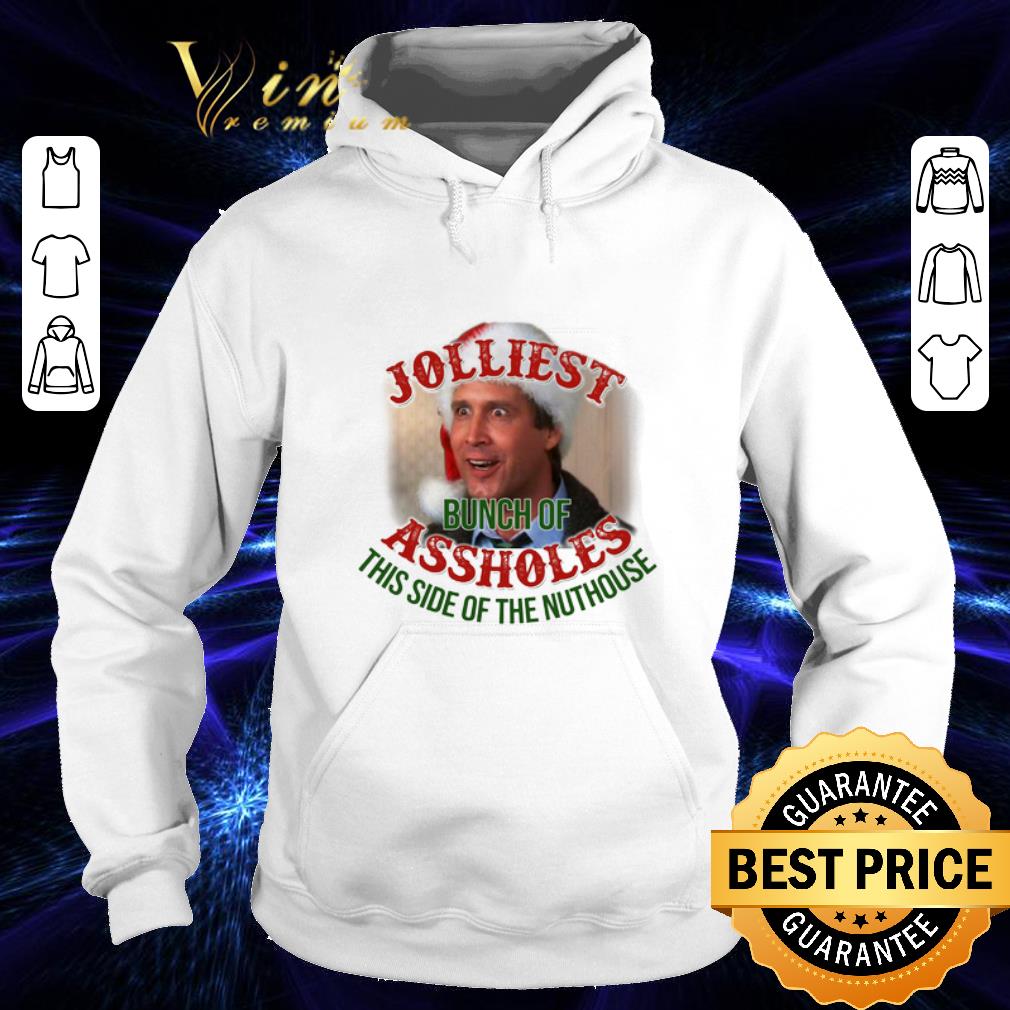 Premium Jolliest bunch of assholes this side of the nuthouse Christmas shirt 4 - Premium Jolliest bunch of assholes this side of the nuthouse Christmas shirt