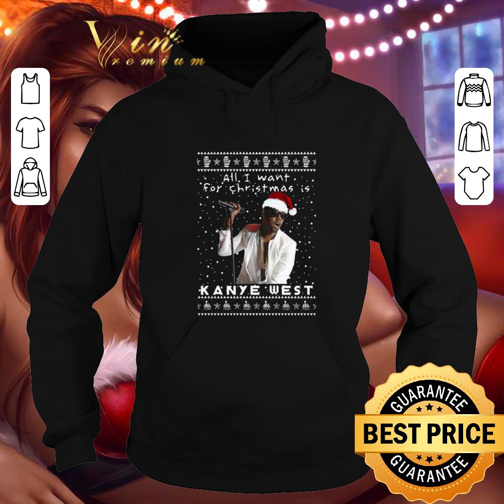 Cheap All i want for Christmas is Kanye West Rapper shirt 4 - Cheap All i want for Christmas is Kanye West Rapper shirt