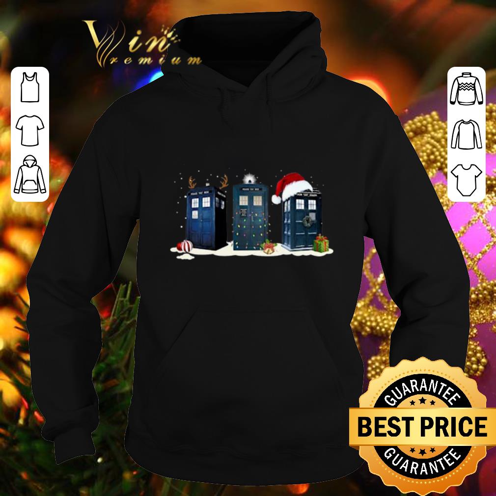 Cheap Doctor Who Police Box Christmas shirt 4 - Cheap Doctor Who Police Box Christmas shirt