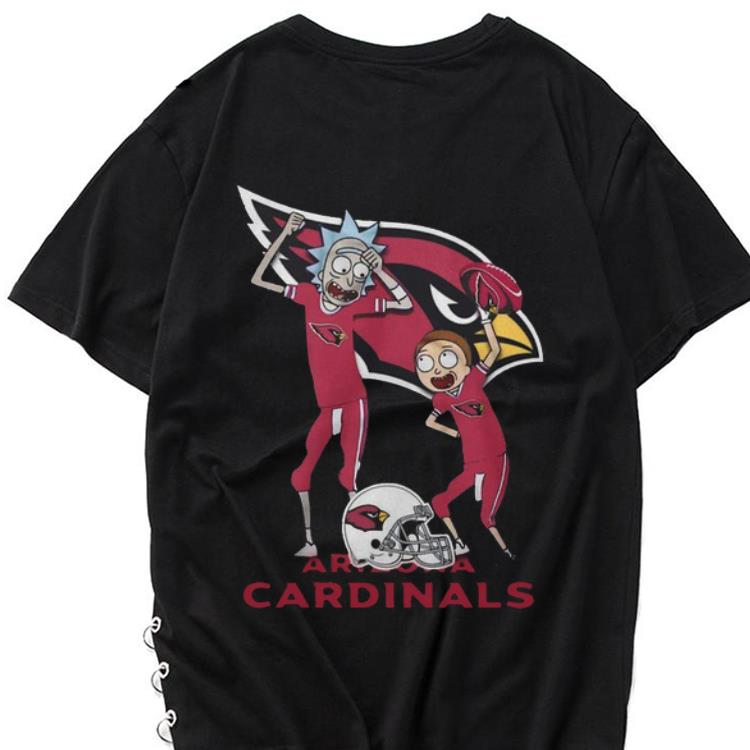 Hot Arizona Cardinals Rick and Morty shirt 1 - Hot Arizona Cardinals Rick and Morty shirt