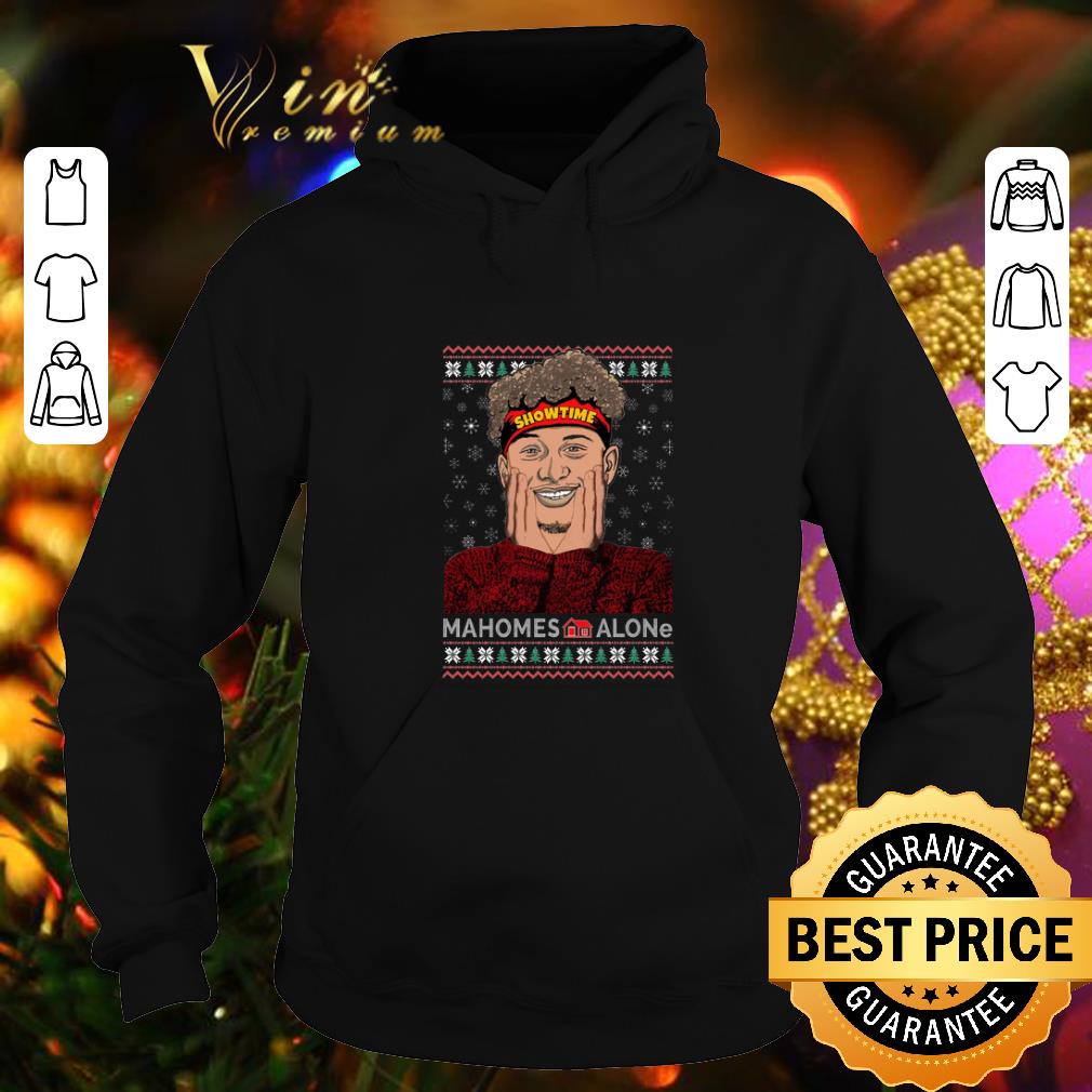 Premium Patrick Mahomes Show the Mahomes Alone ugly Christmas shirt 4 - Premium Patrick Mahomes Show the Mahomes Alone ugly Christmas shirt