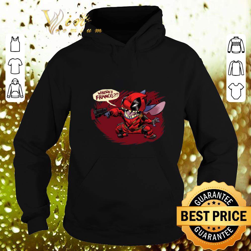 Premium Stitch Deadpool where s Francis shirt 4 - Premium Stitch Deadpool where's Francis shirt