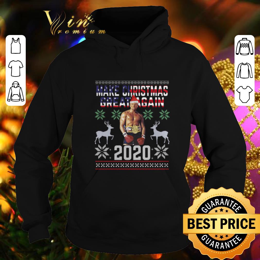 Cheap Trump boxing make Christmas great again 2020 ugly shirt 4 - Cheap Trump boxing make Christmas great again 2020 ugly shirt