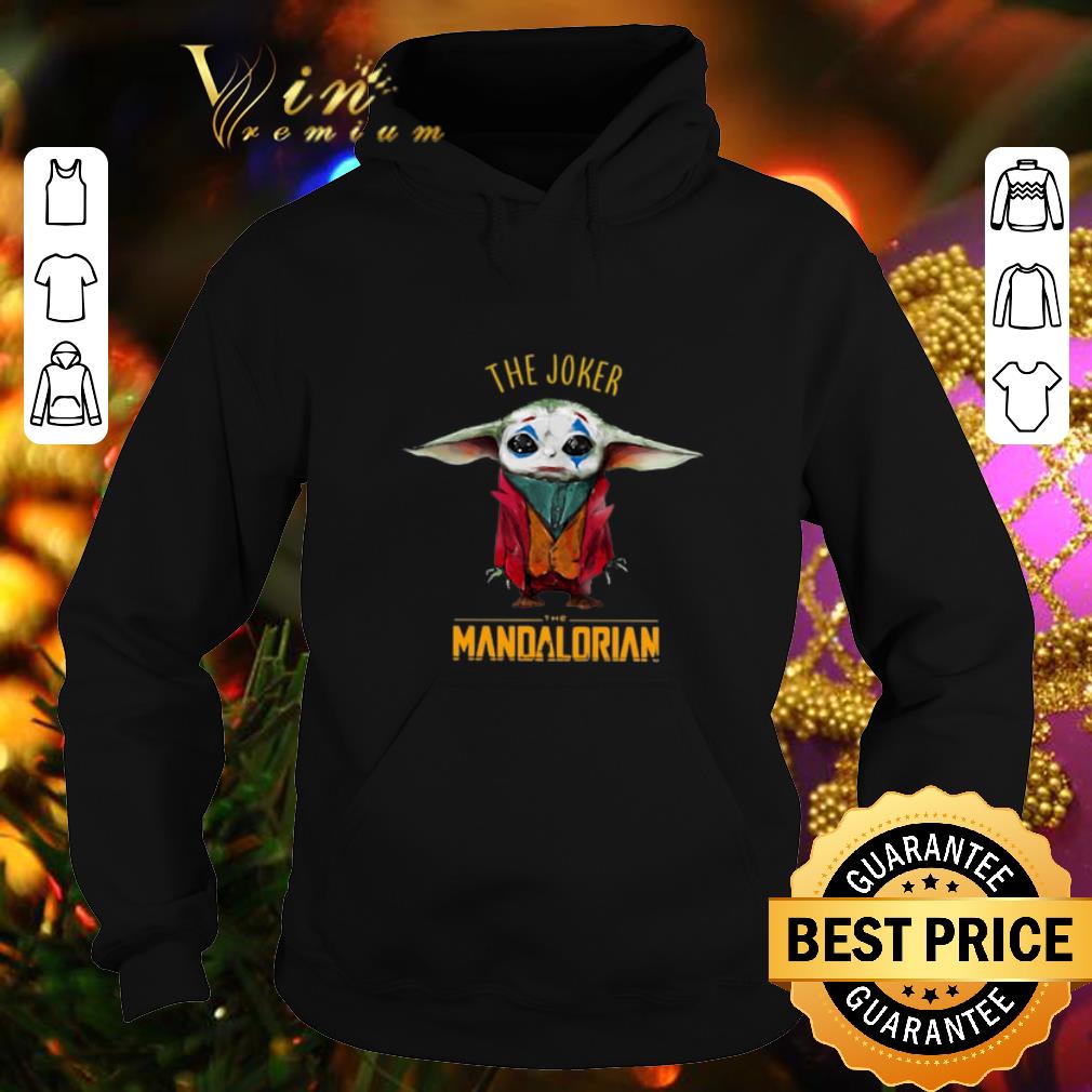 Funny Baby Yoda The Joker The Mandalorian shirt 4 - Funny Baby Yoda The Joker The Mandalorian shirt