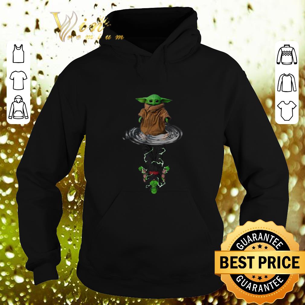 Funny Baby Yoda water mirror reflection Piccolo Dragon ball shirt 4 - Funny Baby Yoda water mirror reflection Piccolo Dragon ball shirt