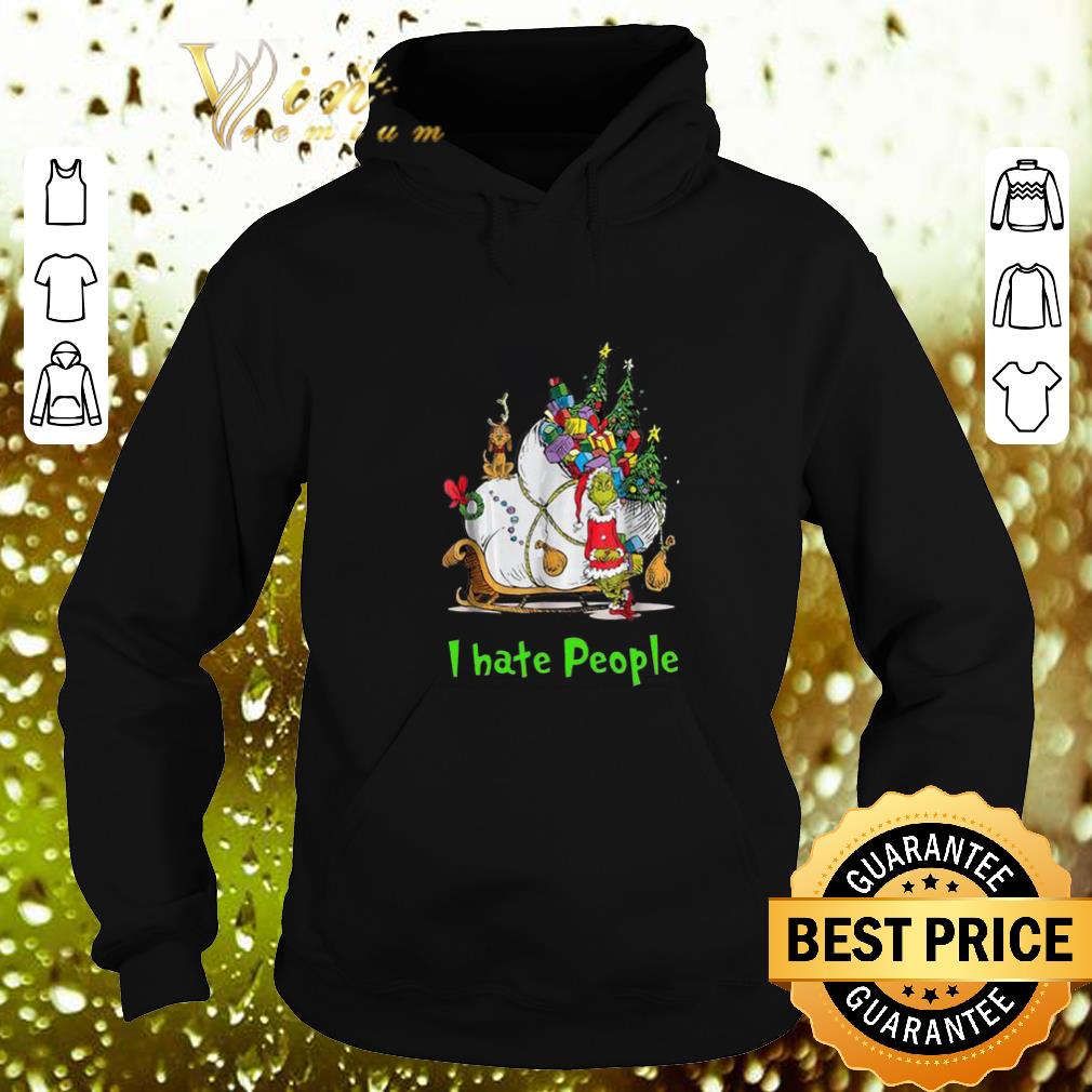Funny Santa Grinch I Hate People Christmas shirt 4 - Funny Santa Grinch I Hate People Christmas shirt