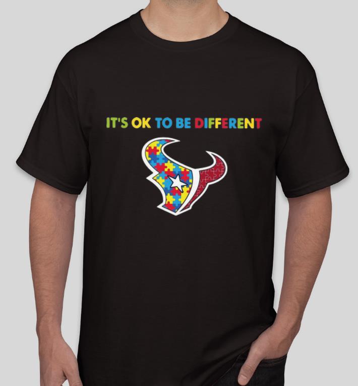Great Houston Texans Autism It s Ok To Be Different shirt 4 - Great Houston Texans Autism It’s Ok To Be Different shirt