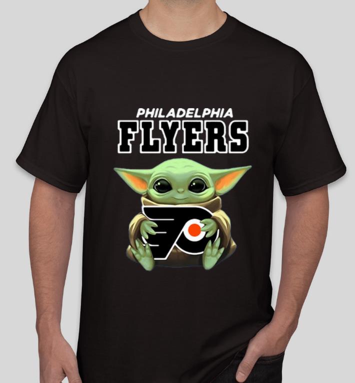 Nice Star Wars Baby Yoda Hug Philadelphia Flyers shirt 4 - Nice Star Wars Baby Yoda Hug Philadelphia Flyers shirt