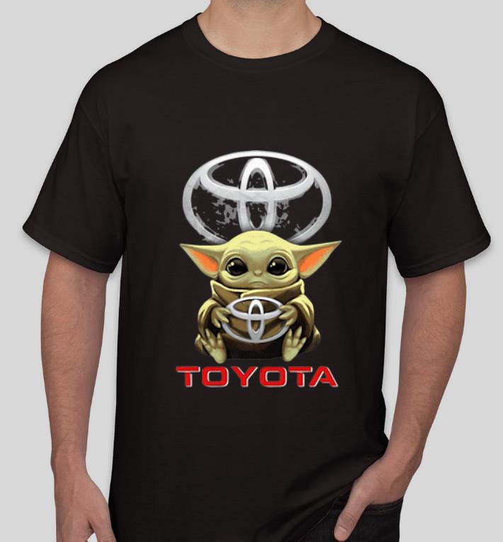 Original Star Wars Baby Yoda Hug Toyota shirt 4 - Original Star Wars Baby Yoda Hug Toyota shirt