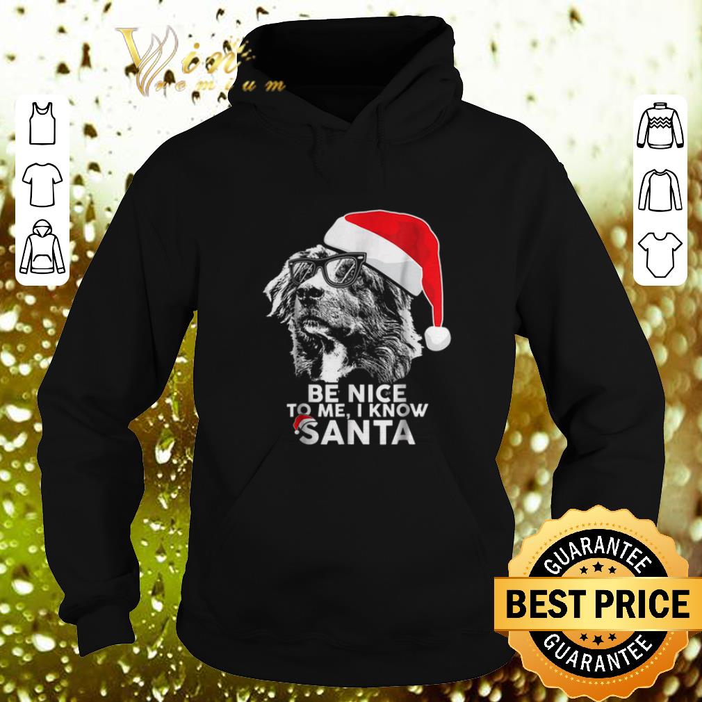 Premium Australian Shepherd Be Nice To Me I Know Santa Christmas shirt 4 - Premium Australian Shepherd Be Nice To Me I Know Santa Christmas shirt