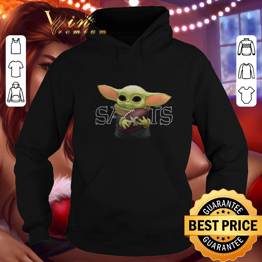 Premium Baby Yoda Hug New Orleans Saints shirt 4 - Premium Baby Yoda Hug New Orleans Saints shirt