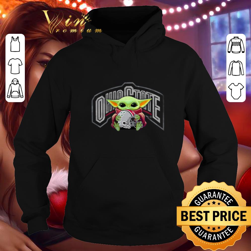 Premium Baby Yoda hug Ohio State Buckeyes Logo Star Wars shirt 4 - Premium Baby Yoda hug Ohio State Buckeyes Logo Star Wars shirt