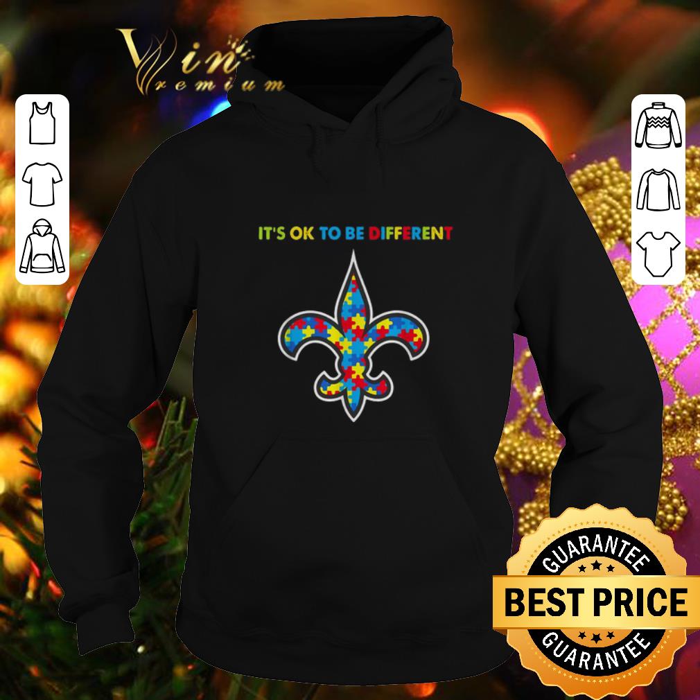 Premium It's ok to be different New Orleans Saints Autism Awareness shirt Premium It s ok to be different New Orleans Saints Autism Awareness shirt 4 - Premium It's ok to be different New Orleans Saints Autism Awareness shirt