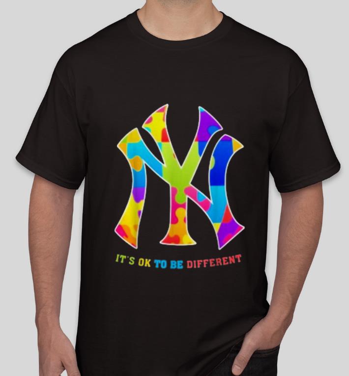 Premium MLB New York Yankees It s Ok To Be Different shirt 4 - Premium MLB New York Yankees It's Ok To Be Different shirt