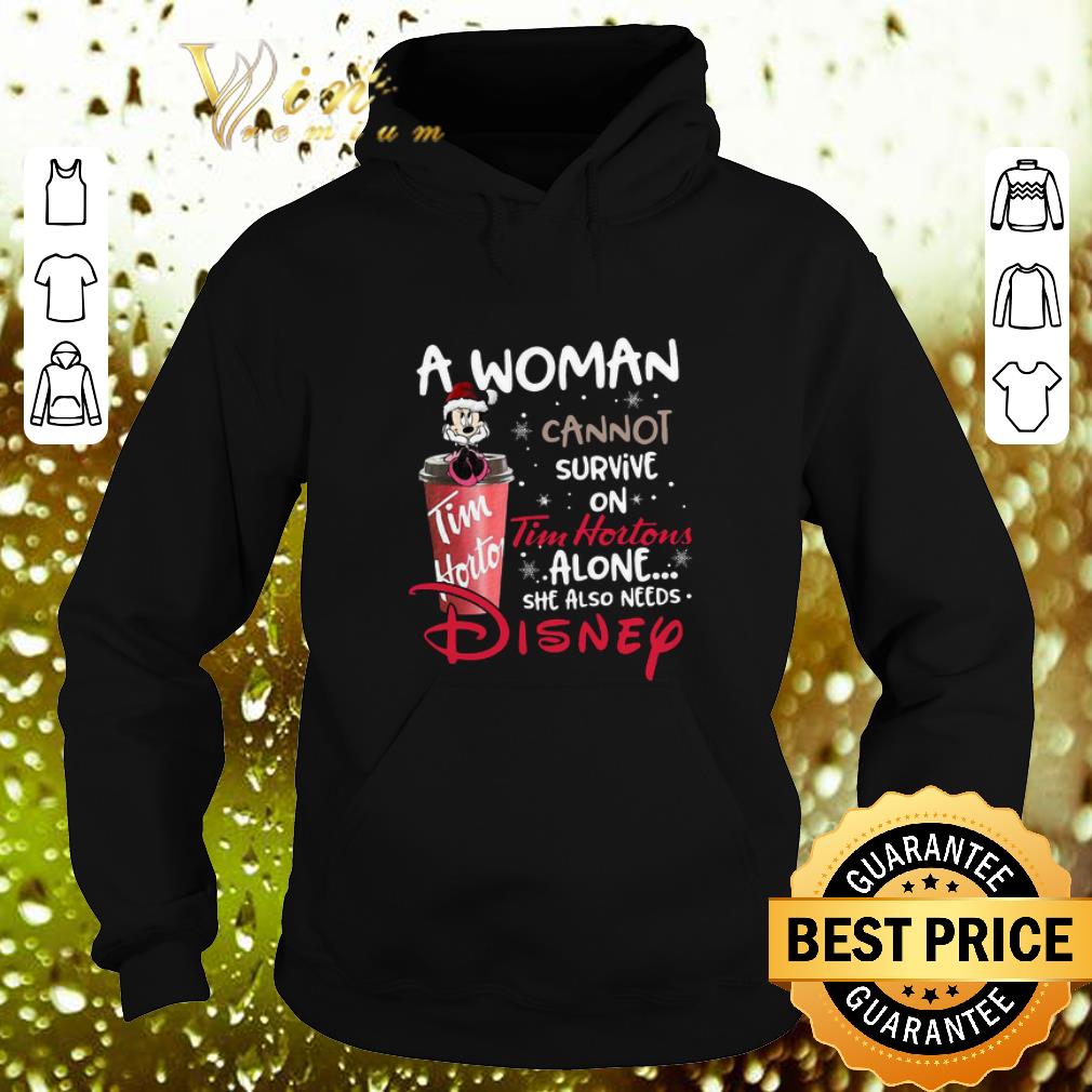 Premium Mickey a woman cannot survive Tim Hortons alone Disney Christmas shirt 4 - Premium Mickey a woman cannot survive Tim Hortons alone Disney Christmas shirt