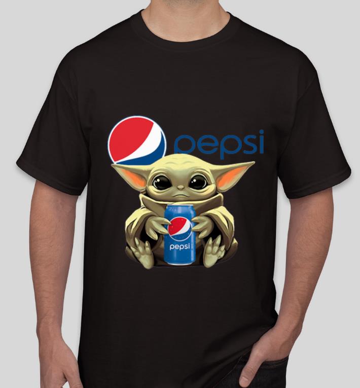 Premium Star Wars Baby Yoda Hug Pepsi shirt 4 - Premium Star Wars Baby Yoda Hug Pepsi shirt