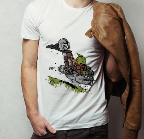 Top The Mandalorian Vault Mando And Baby Yoda shirt 4 - Top The Mandalorian Vault Mando And Baby Yoda shirt