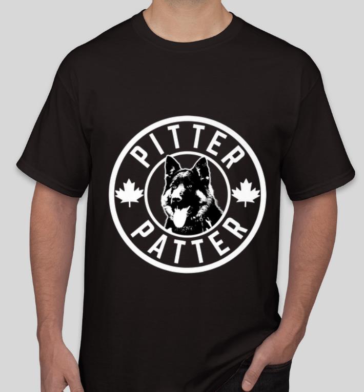 Awesome German Shepherd Pitter Patter Canadian Maple Leaf shirt 4 - Awesome German Shepherd Pitter Patter Canadian Maple Leaf shirt