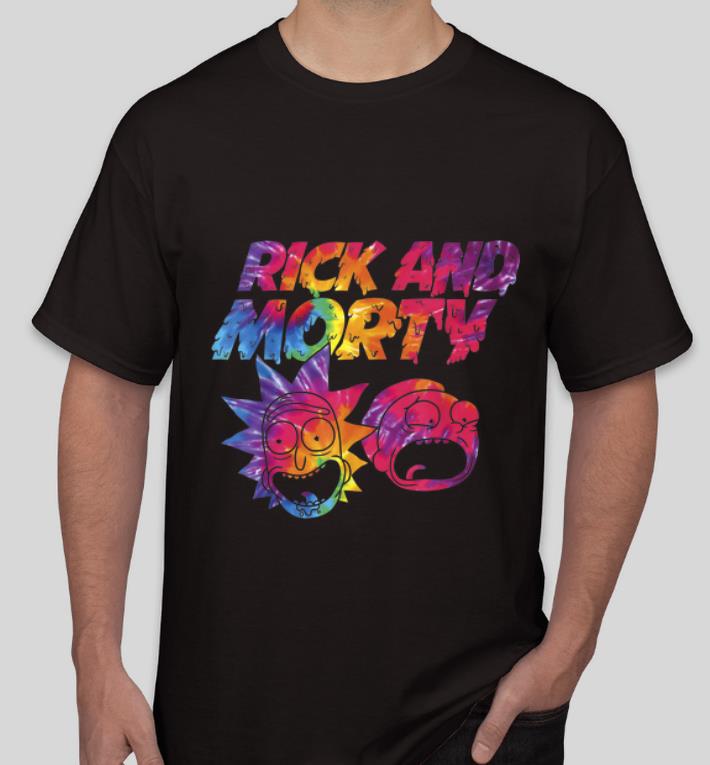 Great Rick And Morty Rick And Morty Tie Dye Drip shirt 4 - Great Rick And Morty - Rick And Morty Tie Dye Drip shirt