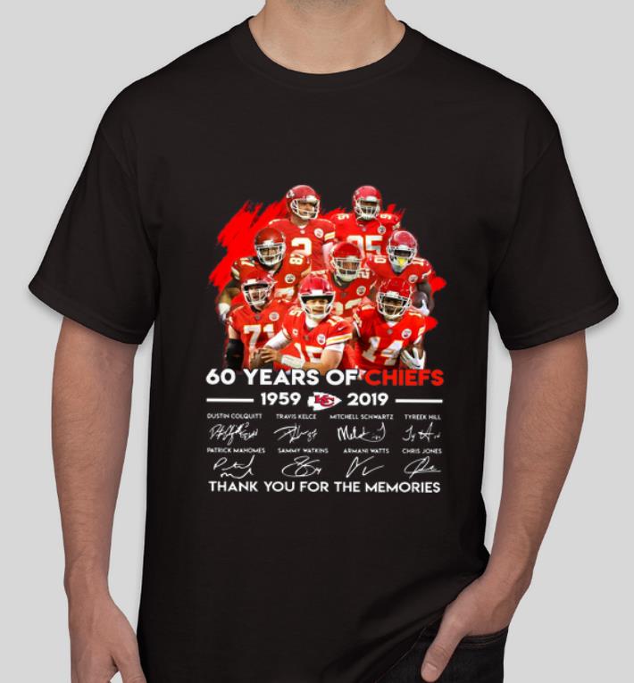 Hot 62 Years Of Chiefs Thank You For The Memories Signatures shirt 4 - Hot 62 Years Of Chiefs Thank You For The Memories Signatures shirt