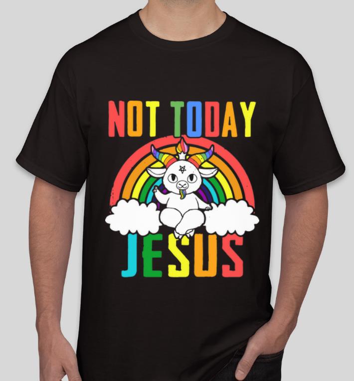 Nice Not Today Jesus Unicorn shirt 4 - Nice Not Today Jesus Unicorn shirt