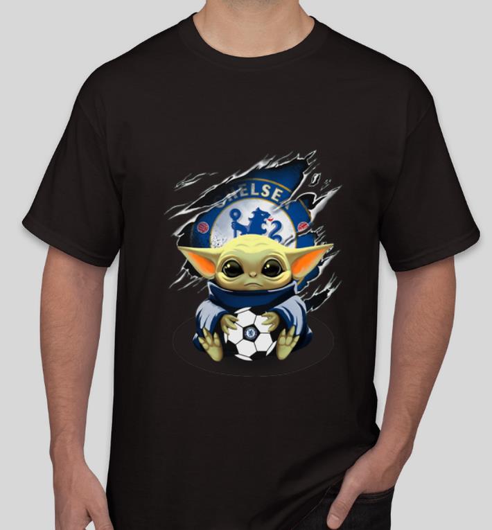Top Star Wars Baby Yoda Blood Inside Chelsea shirt 4 - Top Star Wars Baby Yoda Blood Inside Chelsea shirt