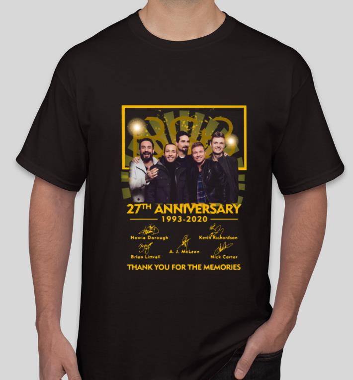 Awesome Backstreet Boys Bsb 27th Anniversary 1996 2020 Signature shirt 4 - Awesome Backstreet Boys Bsb 27th Anniversary 1996-2020 Signature shirt
