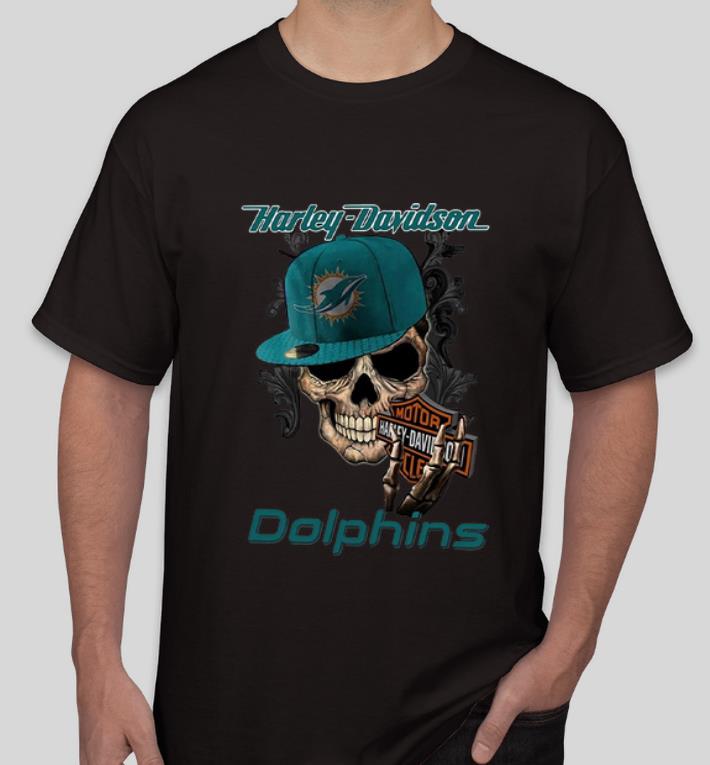 Awesome Motor Harley Davidson Cycles Miami Dolphins shirt 4 - Awesome Motor Harley Davidson Cycles Miami Dolphins shirt