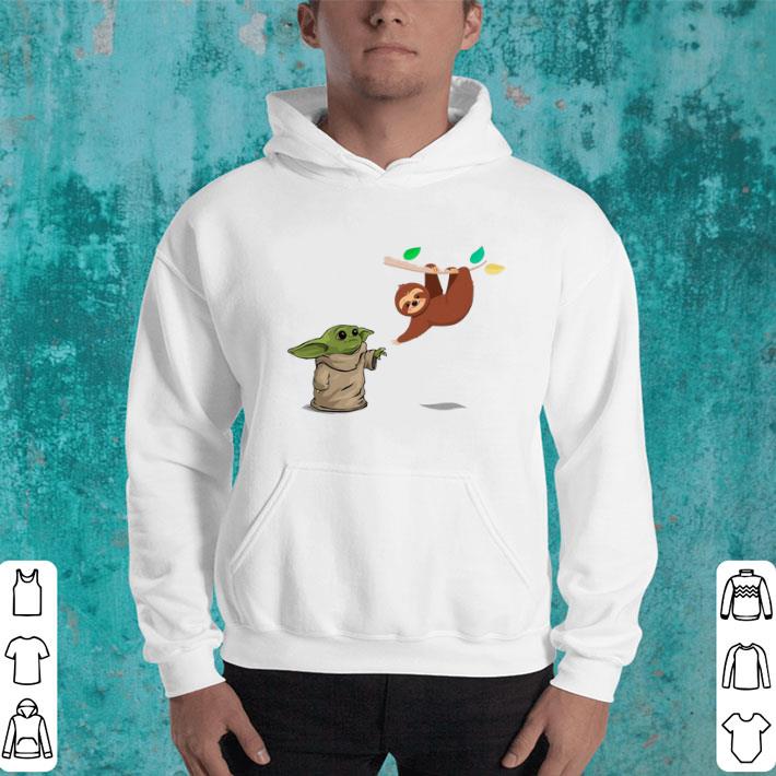 Cheap Baby Yoda and sloth shirt 4 - Cheap Baby Yoda and sloth shirt