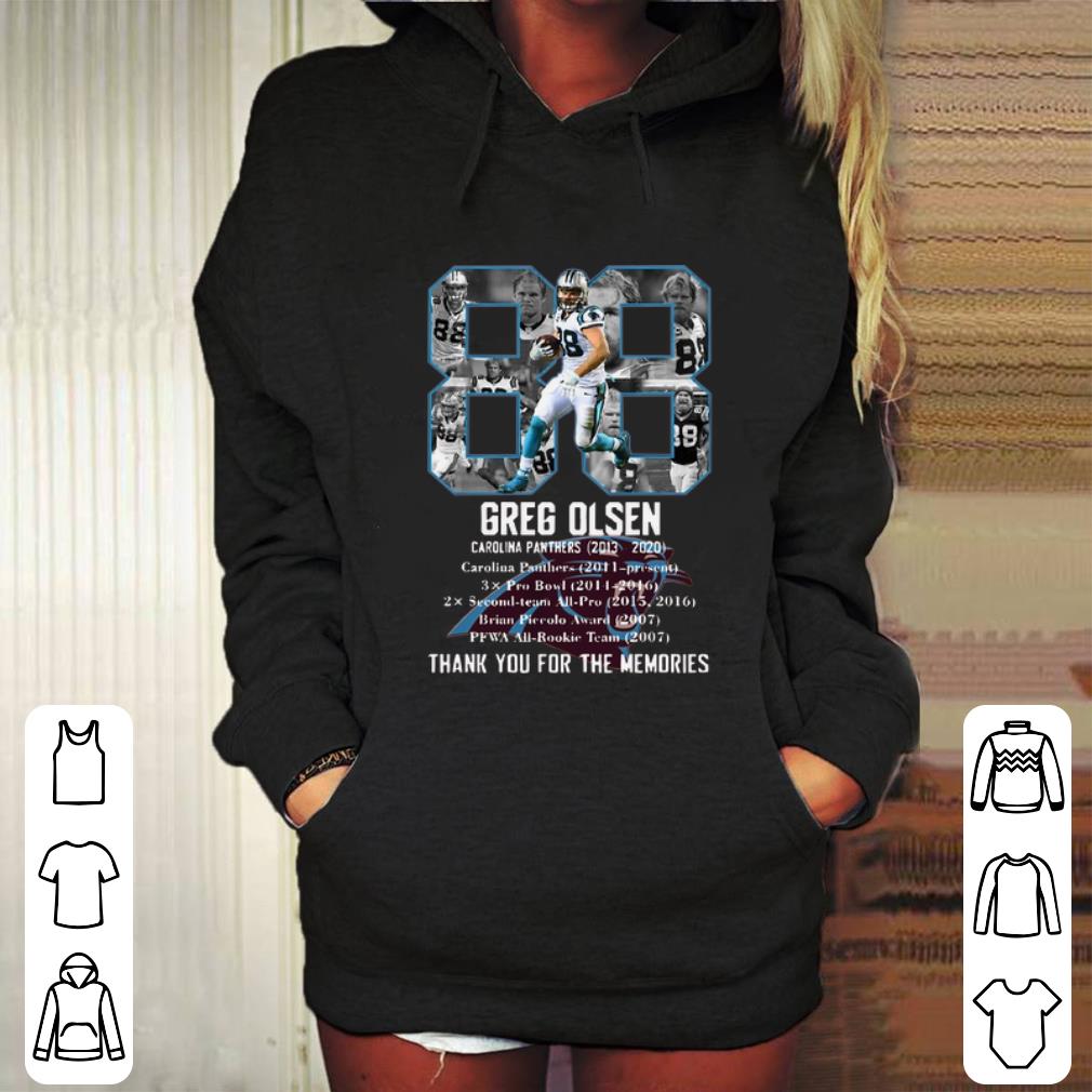 Funny 88 Greg Olsen Carolina Panthers Thank You For The Memories shirt Funny 88 Greg Olsen Carolina Panthers Thank You For The Memories shirt 4 - Funny 88 Greg Olsen Carolina Panthers Thank You For The Memories shirt