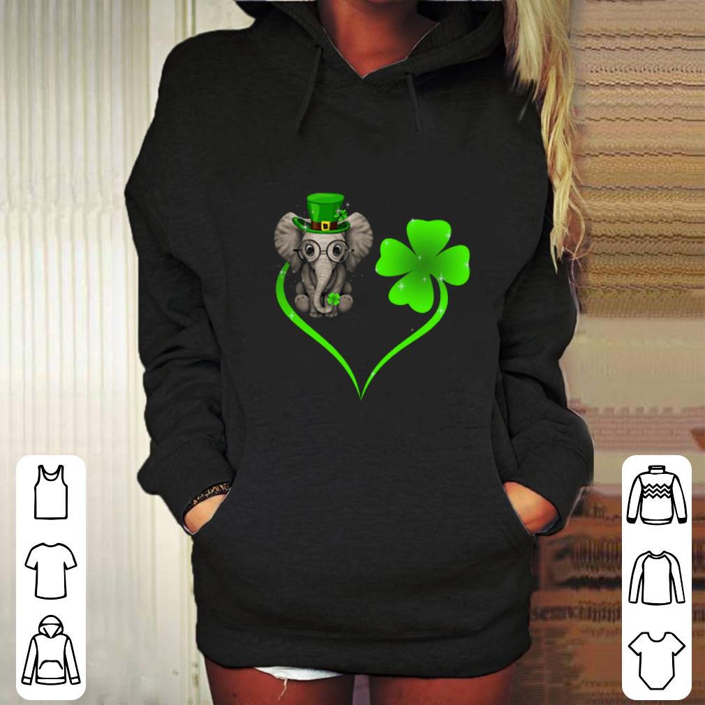 Funny Love elephant heart St Patrick s day shirt 4 - Funny Love elephant heart St. Patrick's day shirt