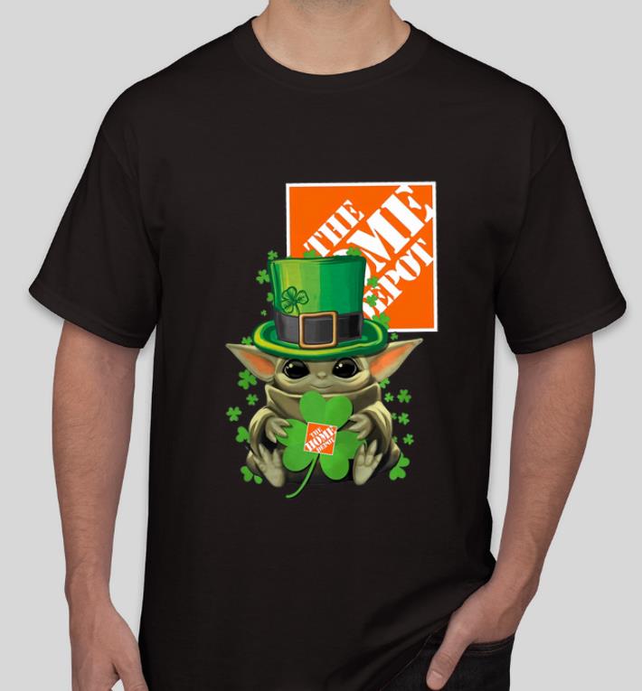 Hot Star Wars Baby Yoda The Home Depot Shamrock St Patrick s Day shirt 4 - Hot Star Wars Baby Yoda The Home Depot Shamrock St. Patrick’s Day shirt