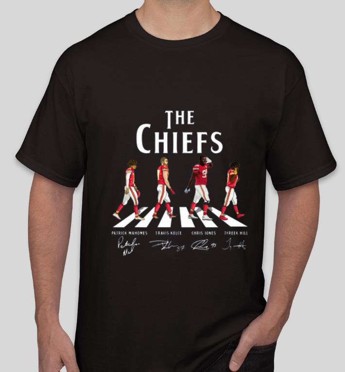 Hot The Chiefs Abbey Road signatures shirt 4 - Hot The Chiefs Abbey Road signatures shirt