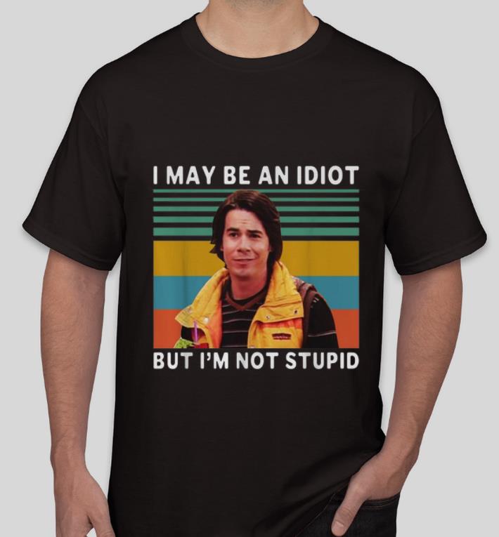 Premium Icarly i may be an idiot but I m not stupid vintage shirt 4 - Premium Icarly i may be an idiot but I'm not stupid vintage shirt
