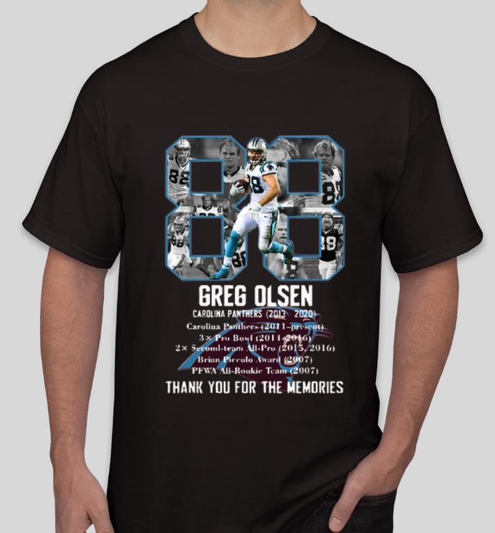 Pretty 88 Greg Olsen Thank You For The Memories shirt 4 - Pretty 88 Greg Olsen Thank You For The Memories shirt