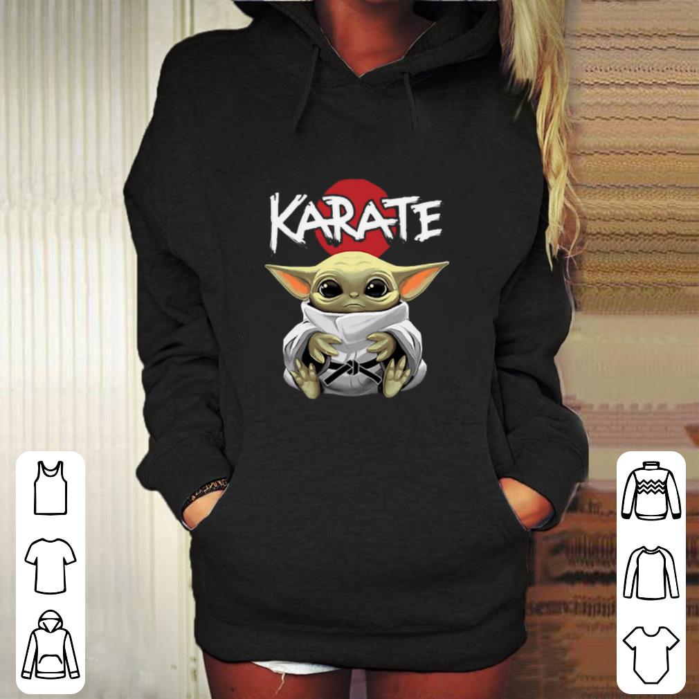 Pretty Baby Yoda wearing Karate Star Wars shirt 4 - Pretty Baby Yoda wearing Karate Star Wars shirt